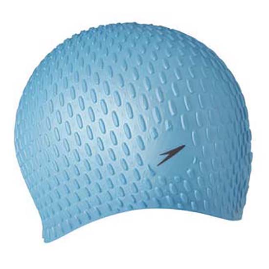 speedo bubble assorted colors swimming cap bleu
