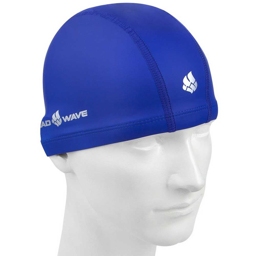 madwave put coated swimming cap bleu