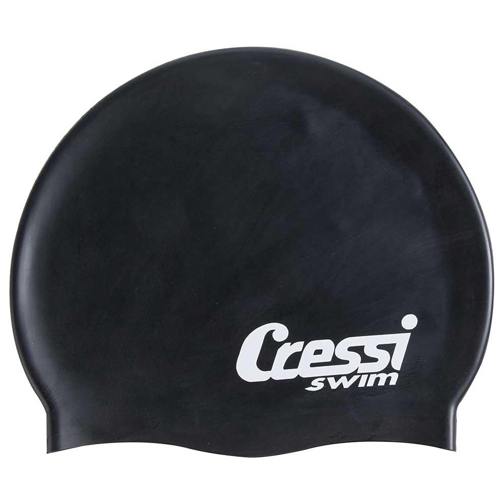 cressi silicone swimming cap noir
