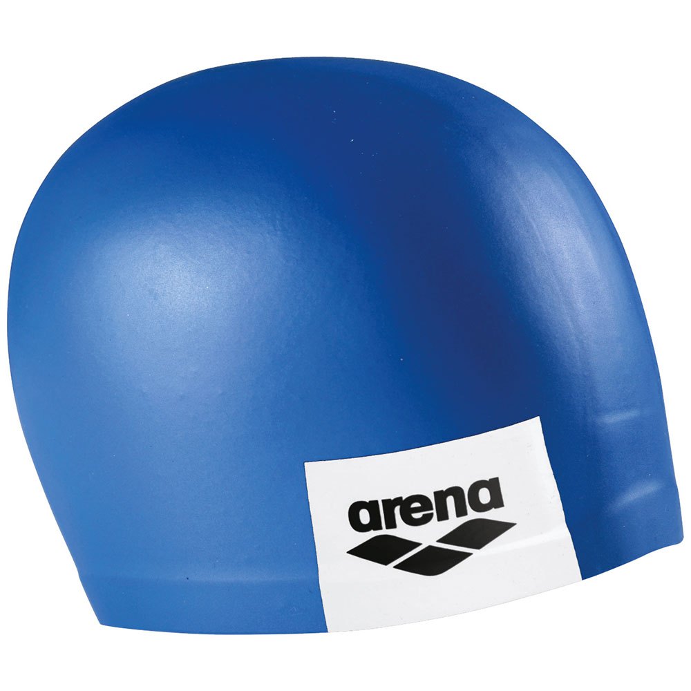 arena logo moulded swimming cap bleu