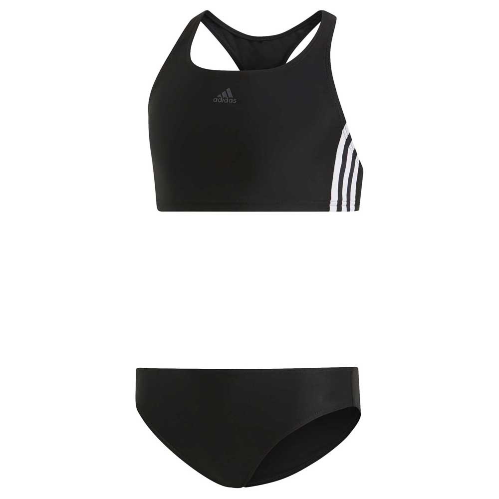 adidas infinitex fitness 3 stripes bikini noir 5-6 years garçon