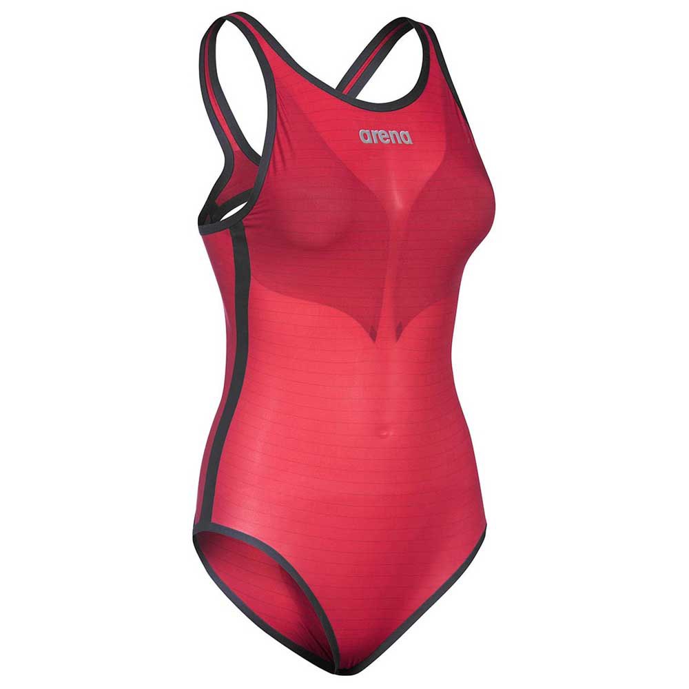 arena powerskin carbon duo top swimsuit rouge fr 30 femme