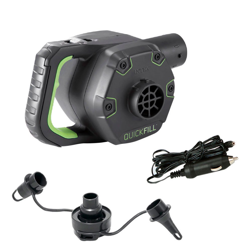 intex rechargeable electric inflation pump with adaptor noir