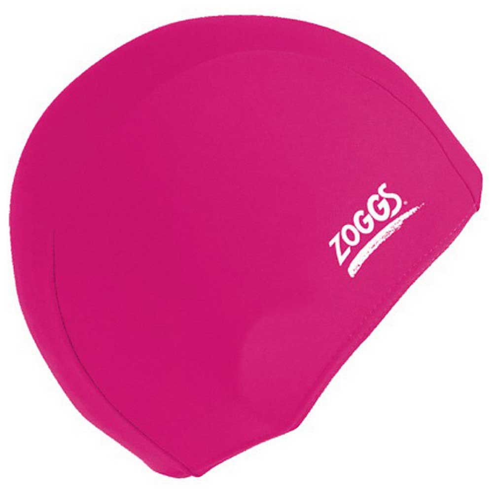 zoggs deluxe stretch swimming cap rose