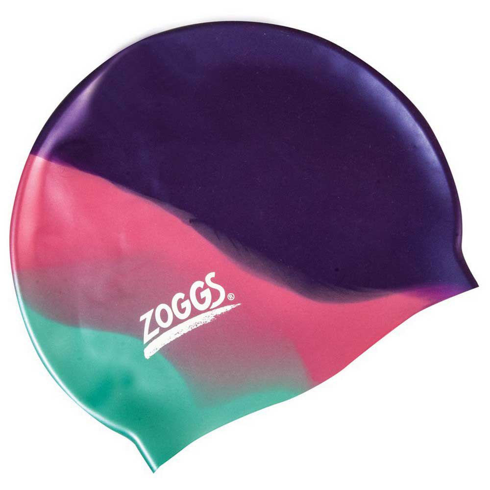 zoggs silicone swimming cap vert,violet