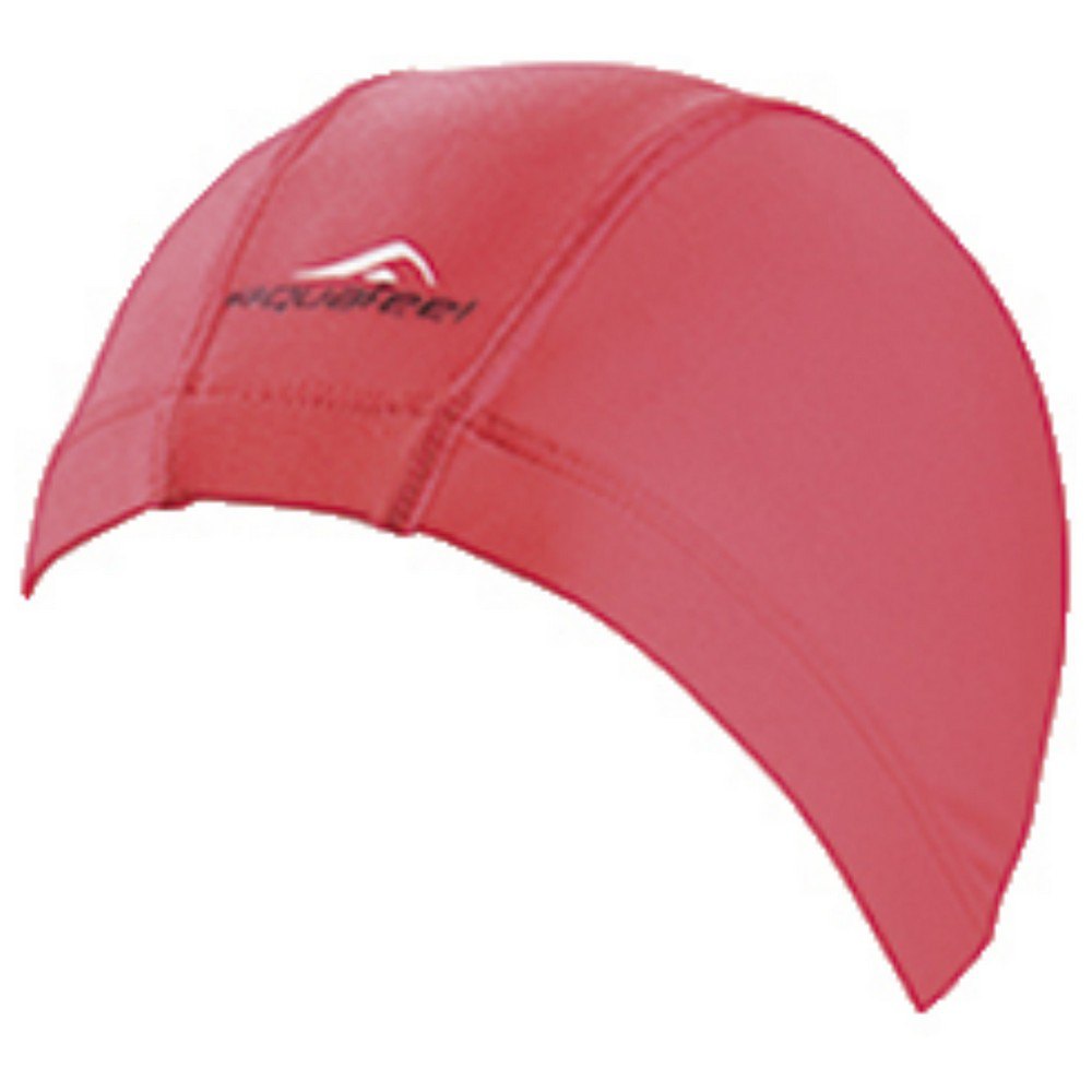 aquafeel fabric swimming cap rouge