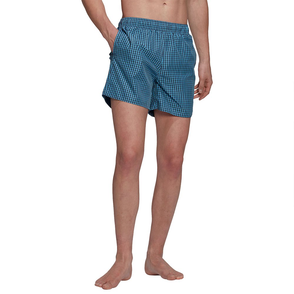 adidas check clx swimming shorts bleu s homme