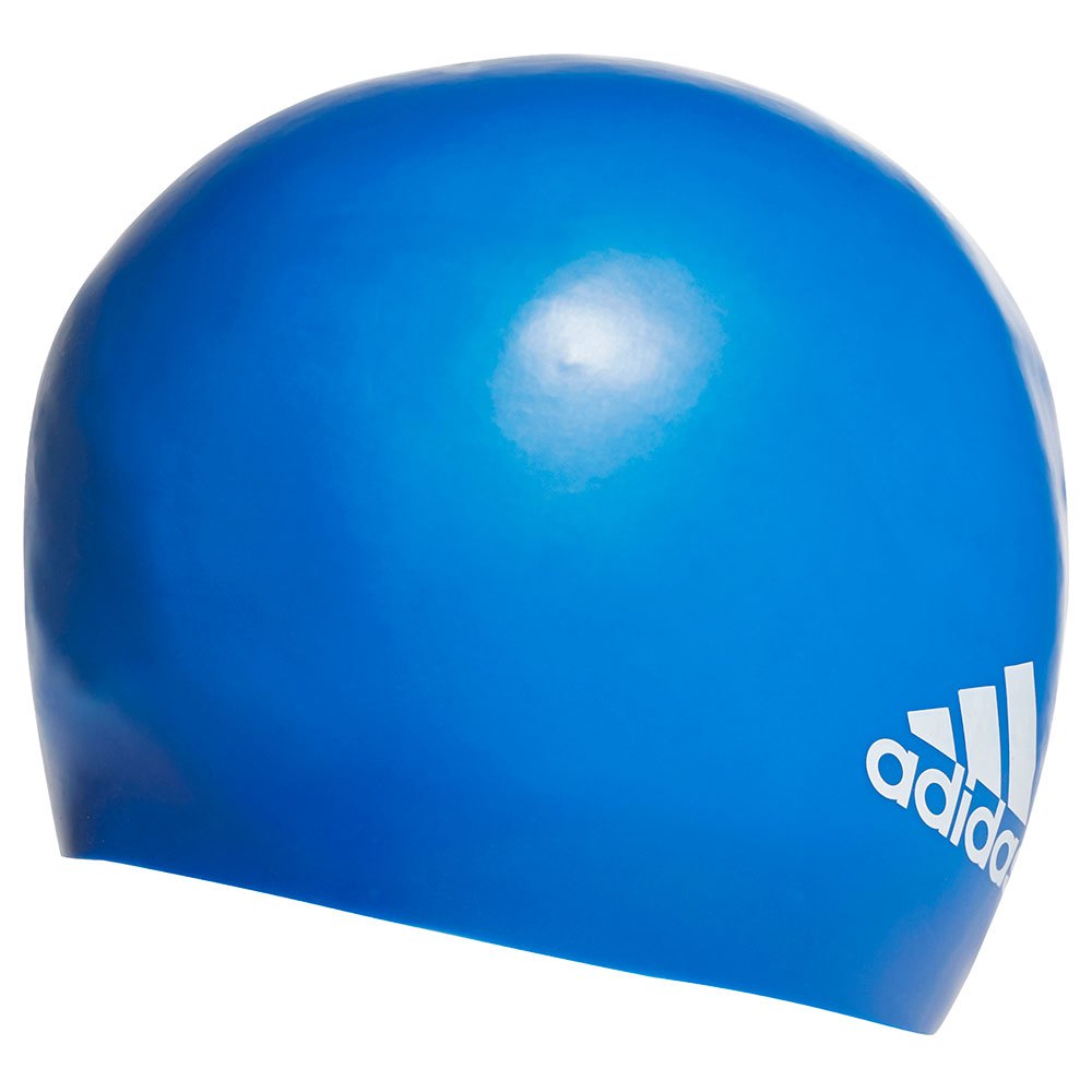 adidas logo swimming cap bleu