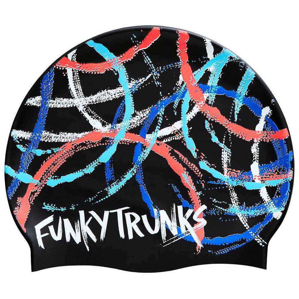 funky trunks spin doctor swimming cap noir