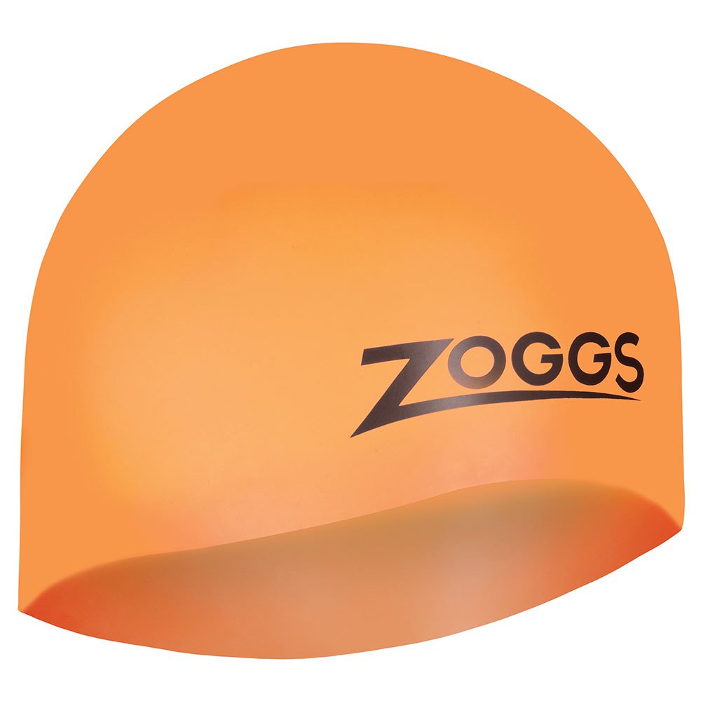 zoggs easy-fit silicone cap orange