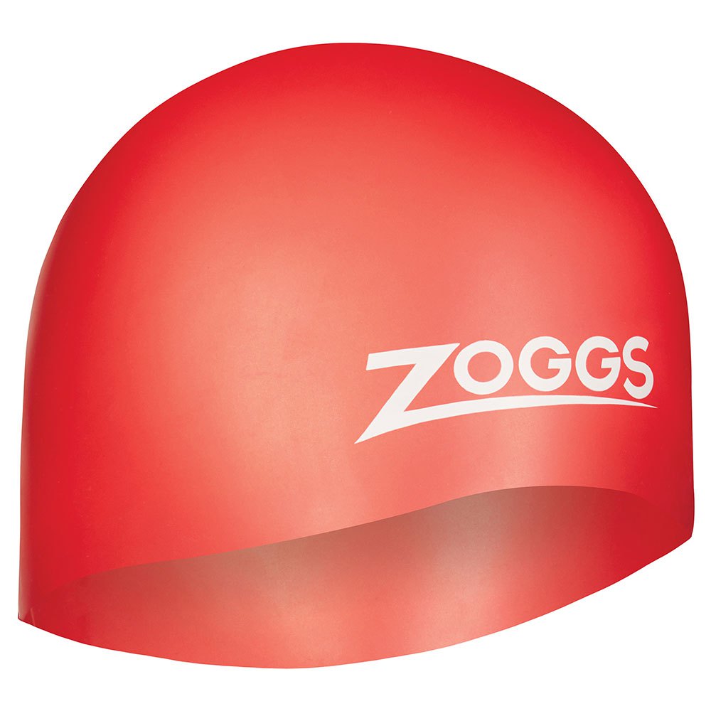 zoggs easy-fit silicone cap rouge