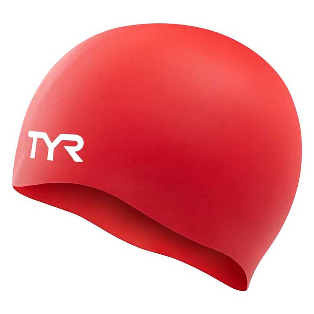 tyr wrinkle-free swimming cap rouge