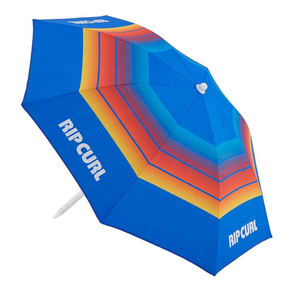 rip curl surf revival beach aluminium folding parasol bleu
