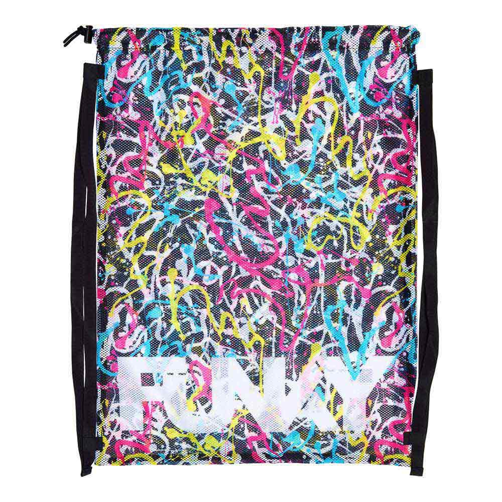 funky trunks mesh messed up mesh bag multicolore