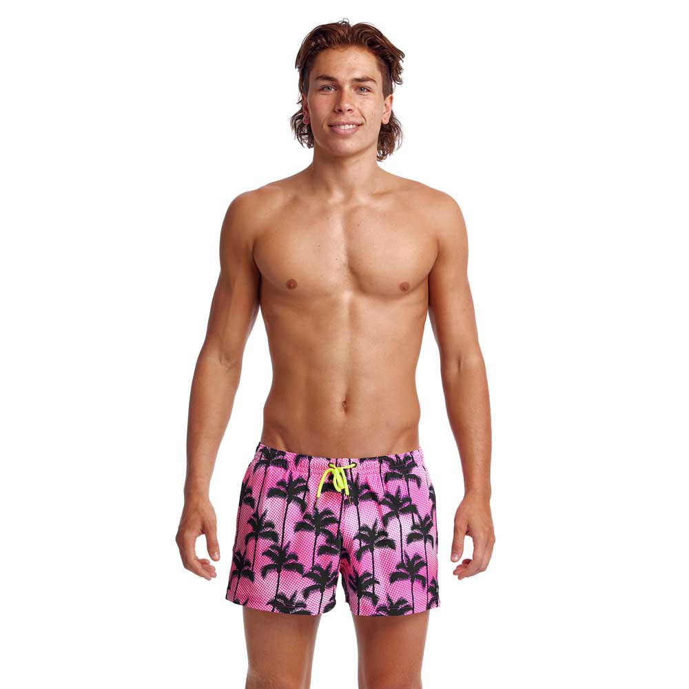 funky trunks shorty shorts pop palms swimming shorts rose xl homme