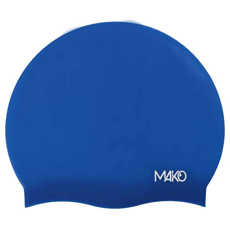 mako signature swimming cap bleu