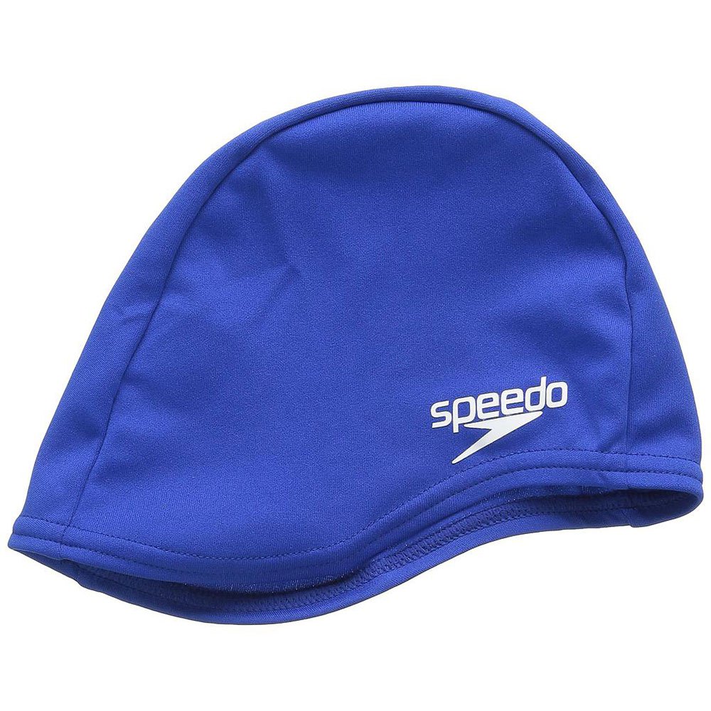 speedo polyester swimming cap bleu
