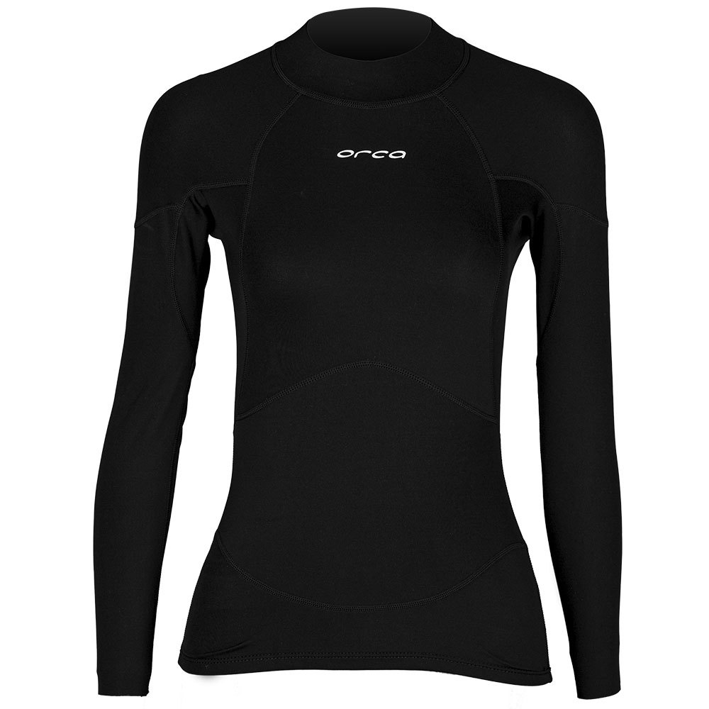 orca base layer woman neoprene long sleeve t-shirt noir l