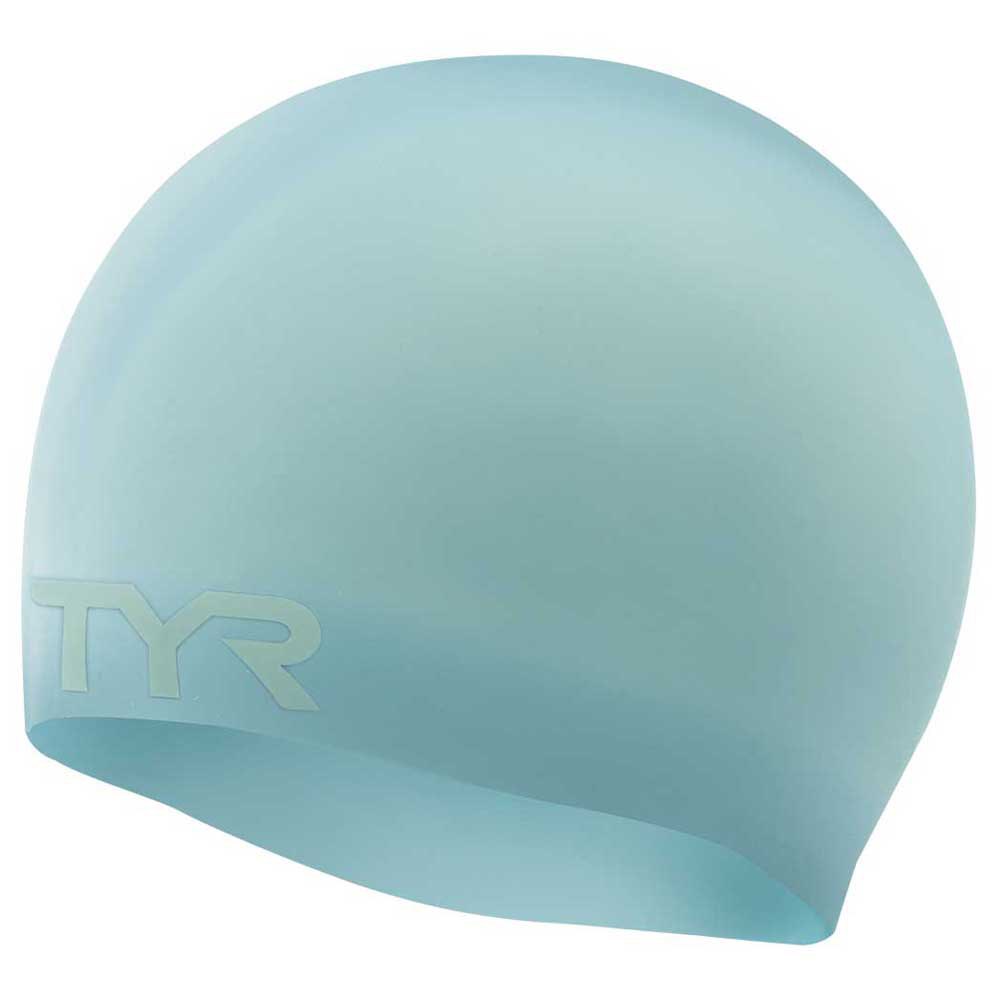 tyr wrinkle-free swimming cap bleu