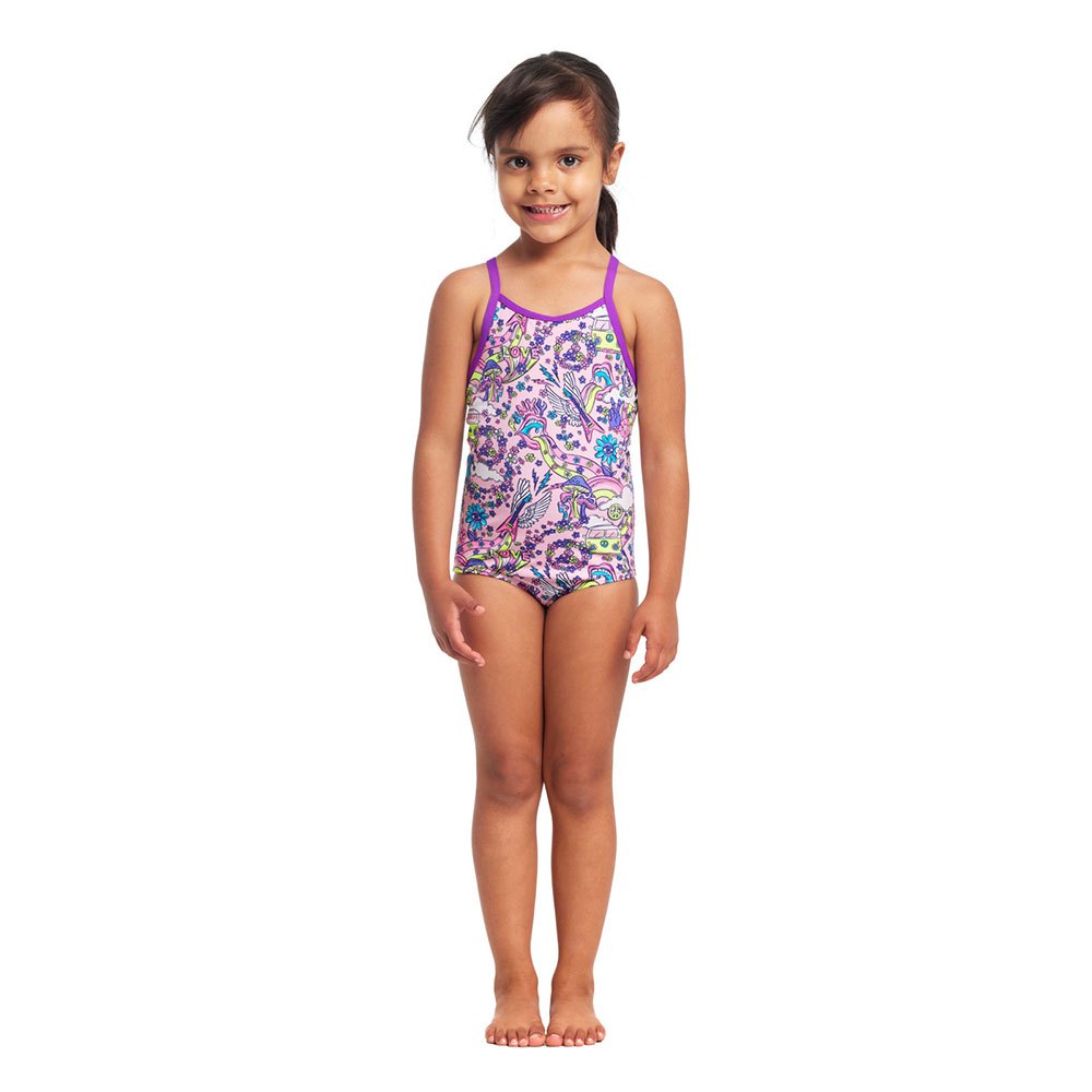 funkita printed donkey doll swimsuit multicolore 3 years fille
