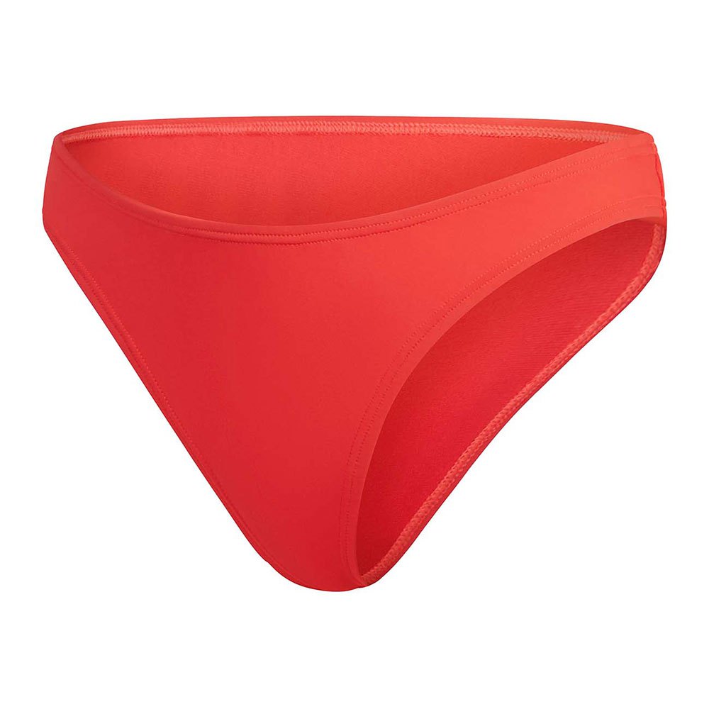 speedo solid scoop bikini bottom rouge 2xs femme