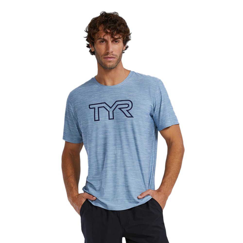 tyr airtec big logo short sleeve t-shirt  s homme