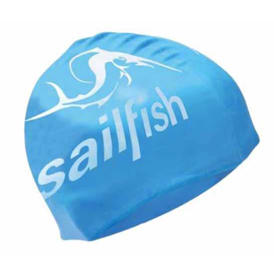 sailfish silicone swimming cap bleu