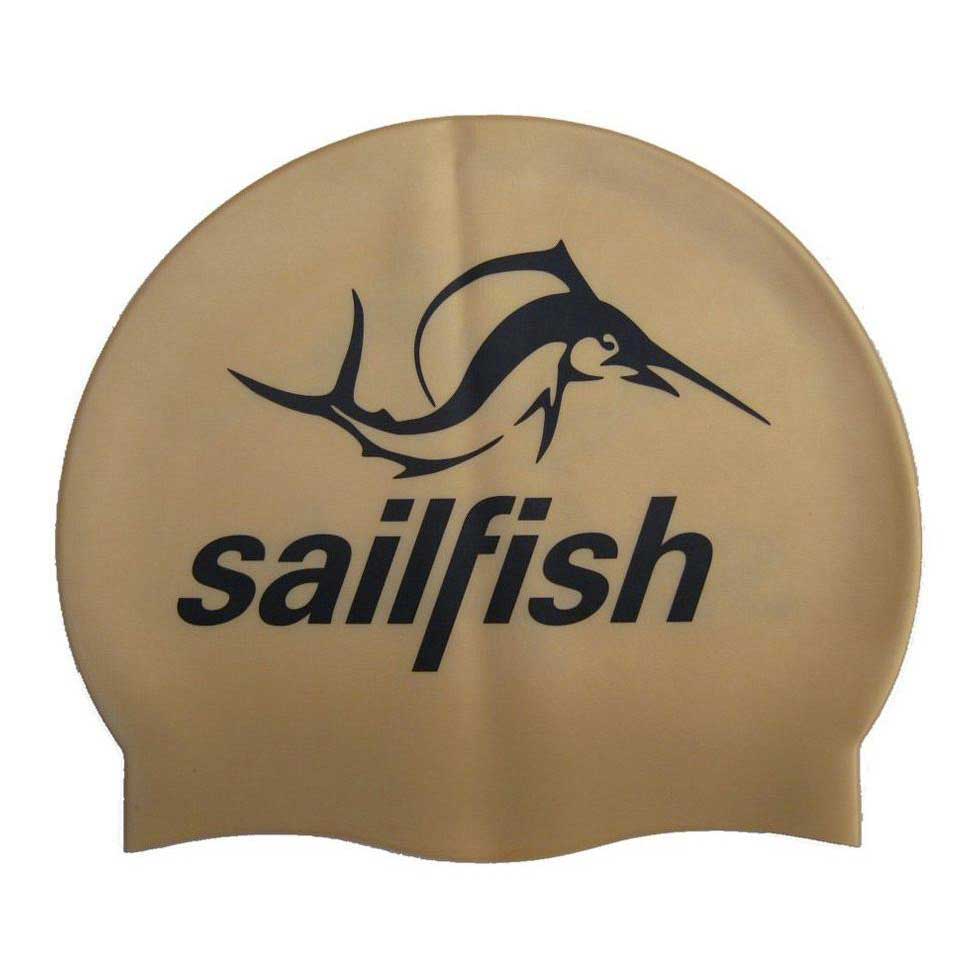 sailfish silicone swimming cap doré