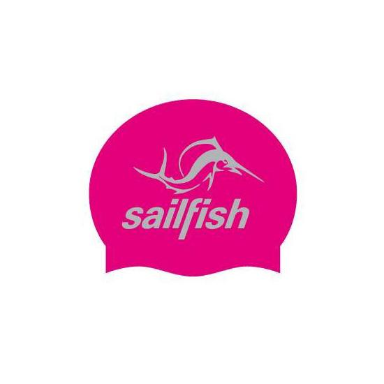 sailfish silicone swimming cap rose