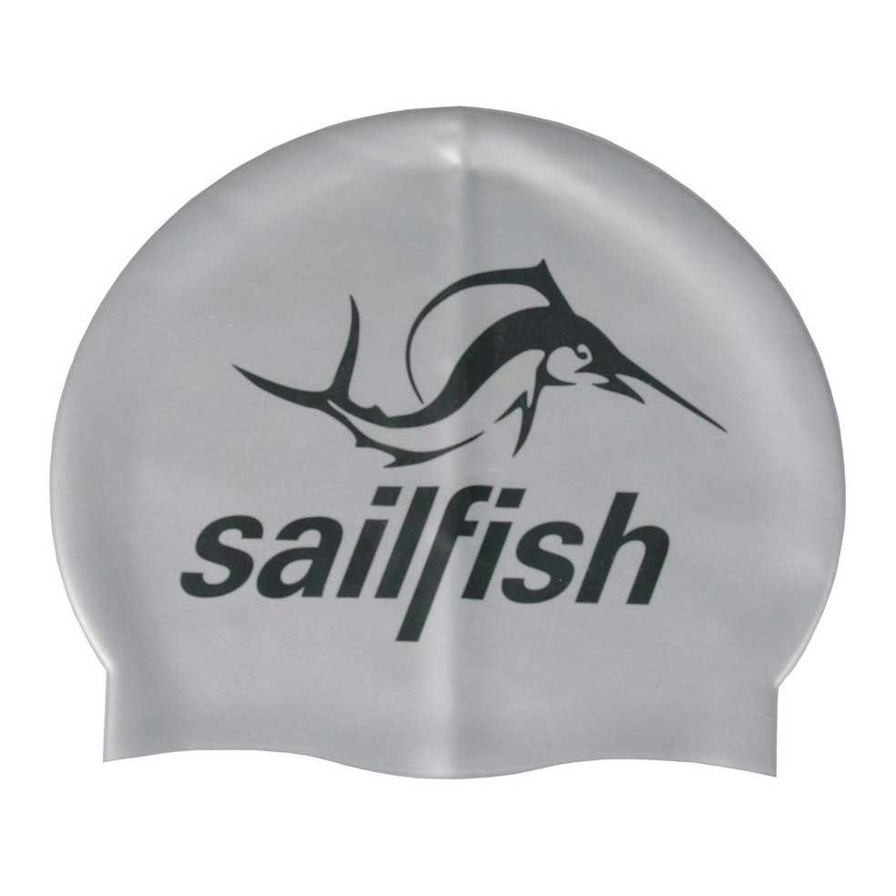sailfish silicone swimming cap argenté