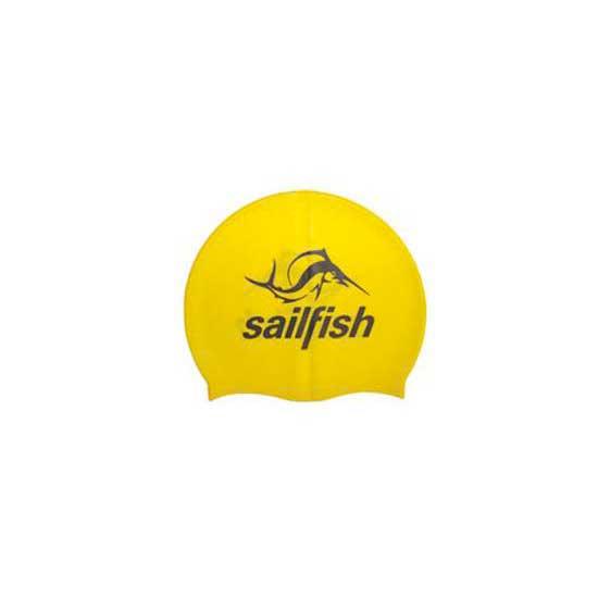 sailfish silicone swimming cap jaune