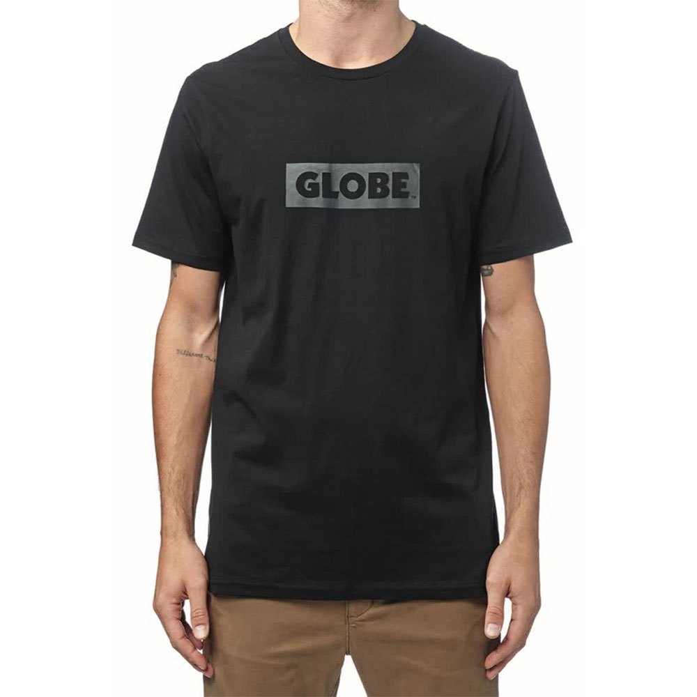globe box short sleeve t-shirt noir xs homme
