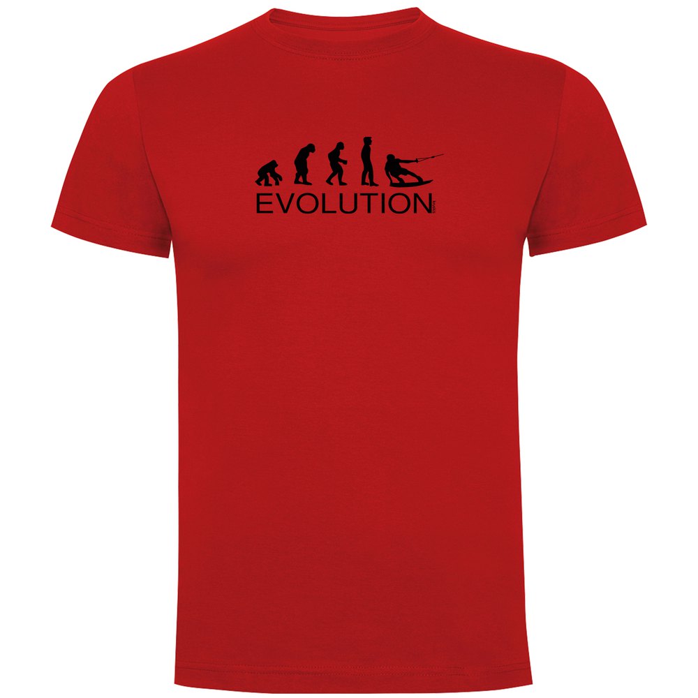 kruskis evolution wake board short sleeve t-shirt short sleeve t-shirt rouge s homme