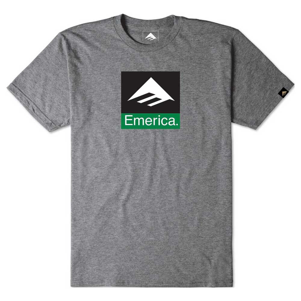 emerica classic combo short sleeve t-shirt gris s homme