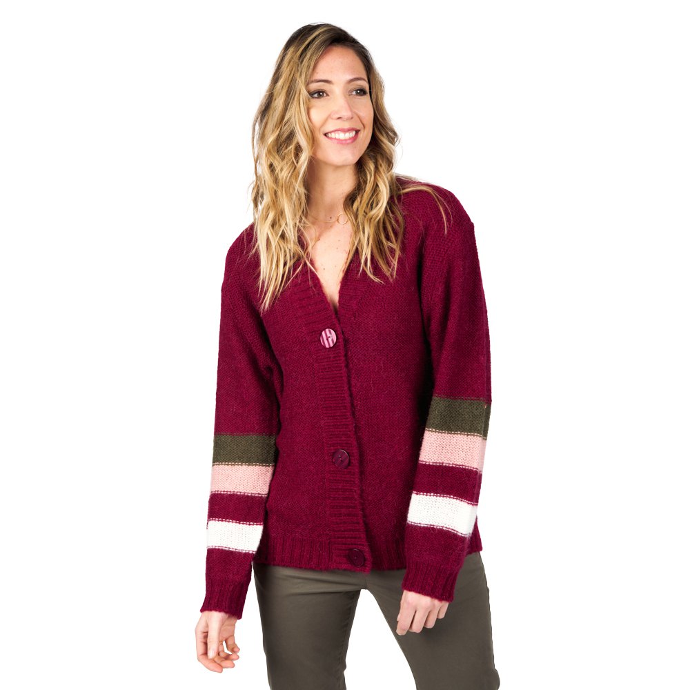 oxbow n2 patricia mohair cardigan rouge 2 femme