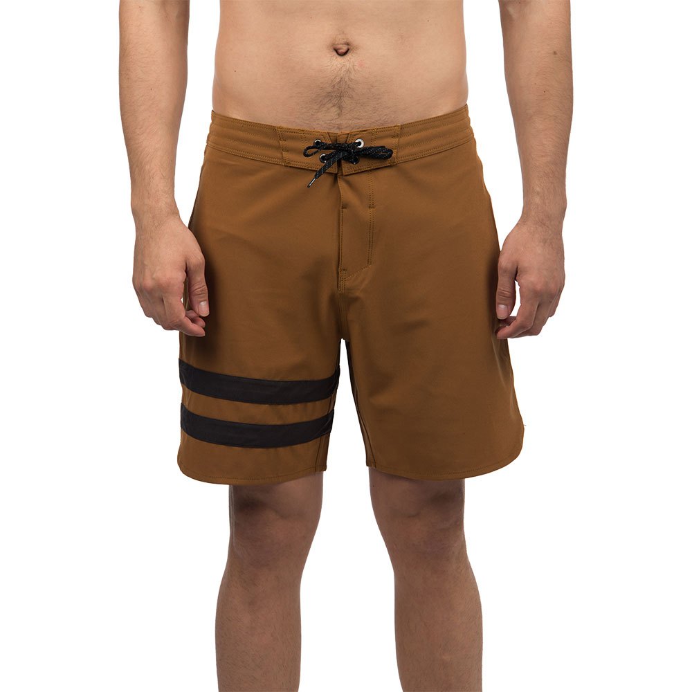 hurley phantom+ bp 2.0 solid 18´´ swimming shorts marron 28 homme