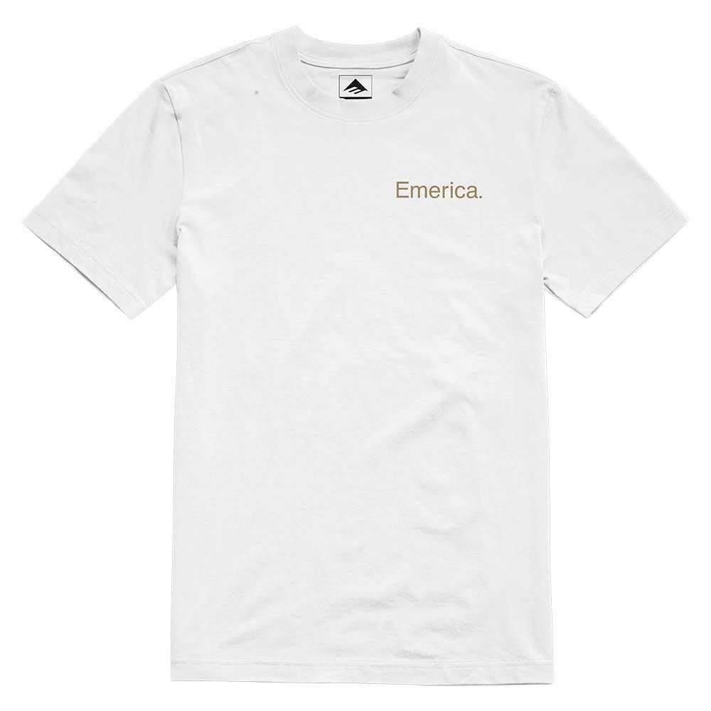 emerica this is skateboarding short sleeve t-shirt blanc s homme