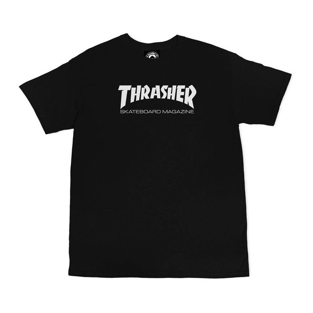 thrasher skate mag youth short sleeve t-shirt noir s