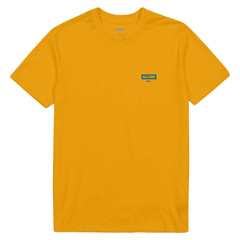 globe living low velocity short sleeve t-shirt jaune xl homme
