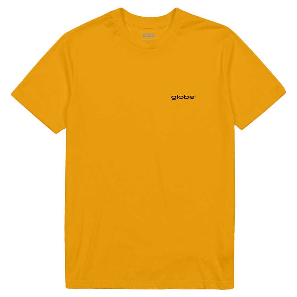 globe oval short sleeve t-shirt jaune s homme