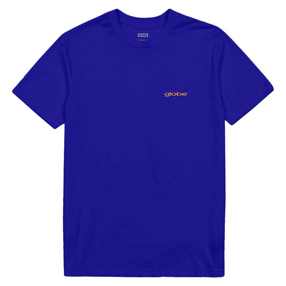 globe oval short sleeve t-shirt bleu m homme