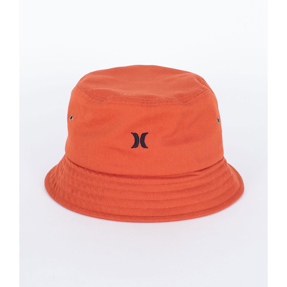 hurley small logo bucket hat rouge  homme
