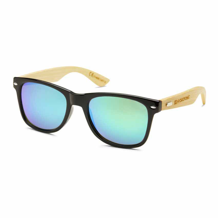 hydroponic ew riverside polarized sunglasses doré black green mirror/cat3