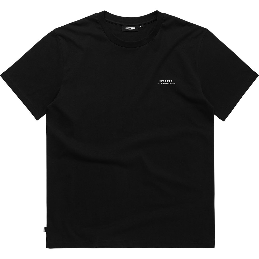 mystic backroad short sleeve t-shirt noir xs homme