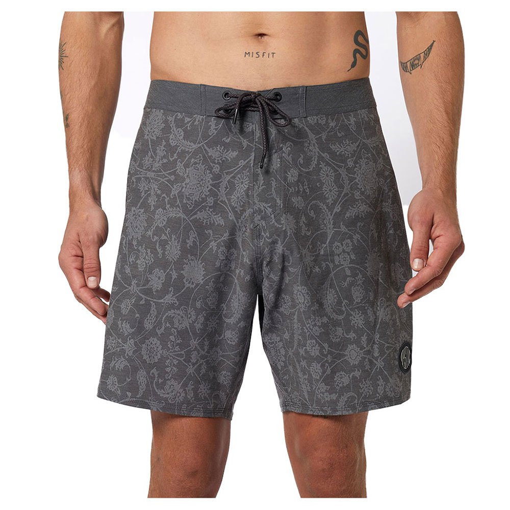 mystic ripple movement swimming shorts gris 30 homme
