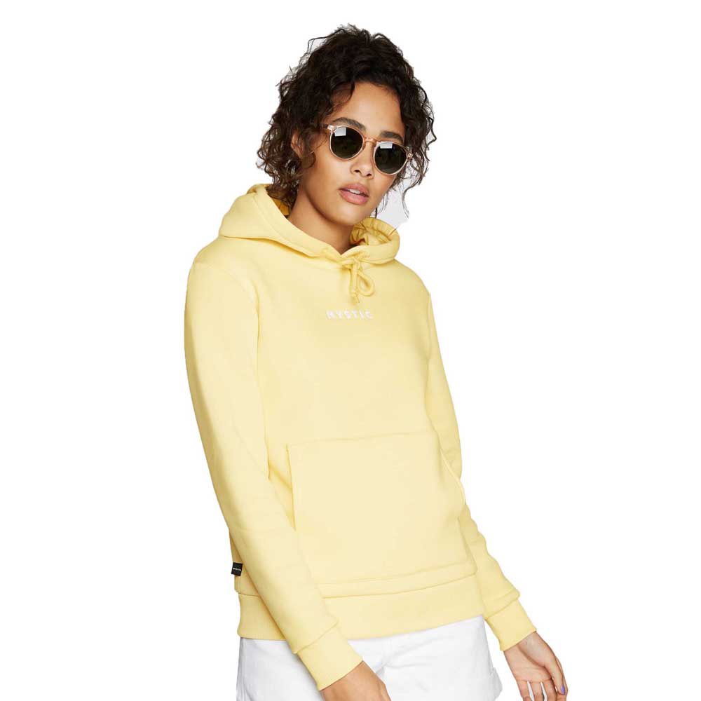 mystic brand hoodie jaune l femme