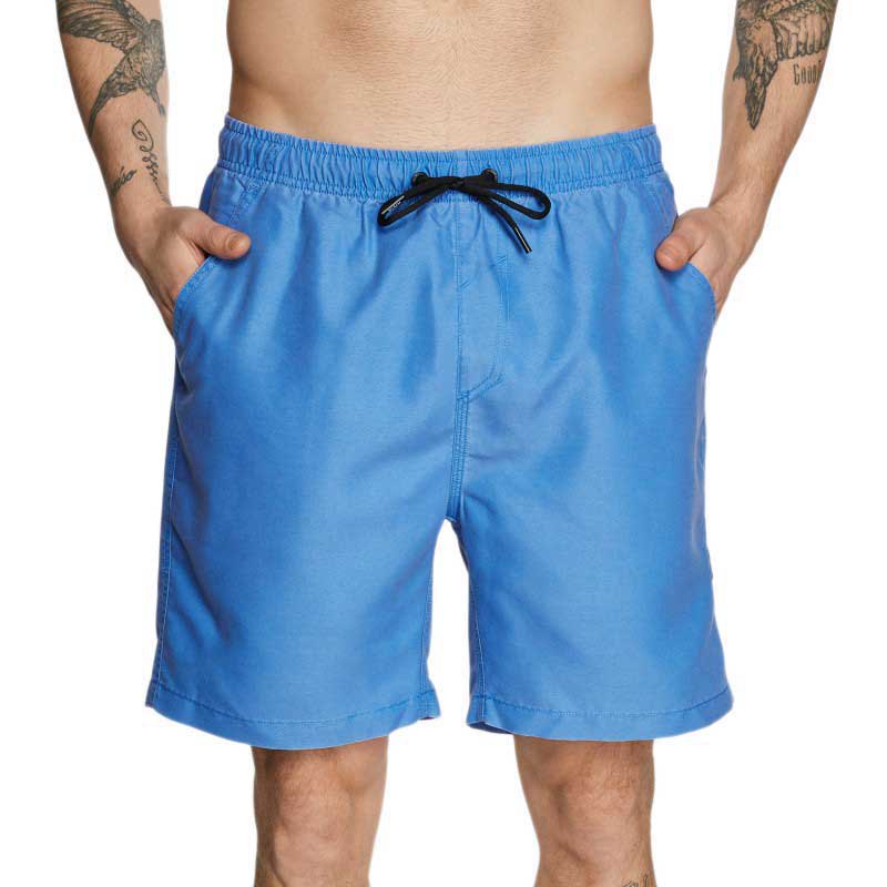 mystic brand swimming shorts bleu 28 homme