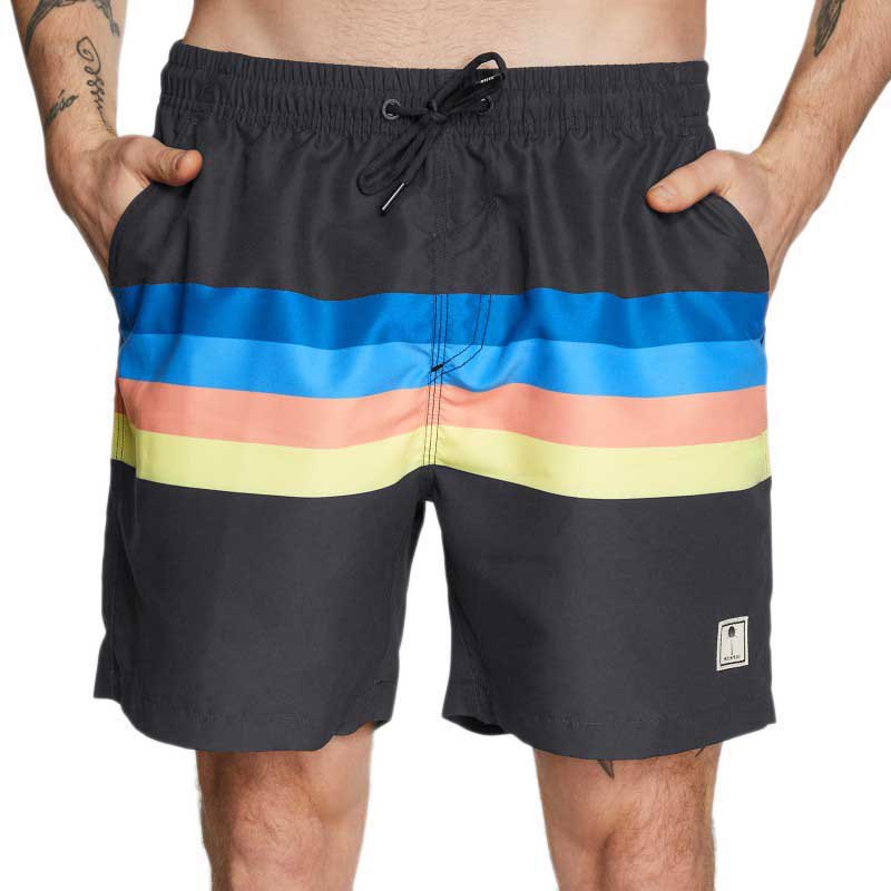 mystic stripe swimming shorts multicolore 30 homme