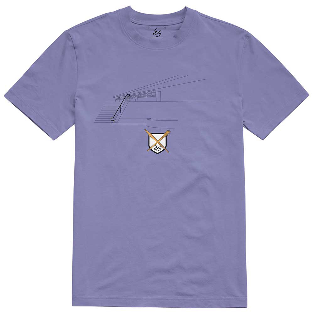 etnies carlsbad short sleeve t-shirt violet l homme