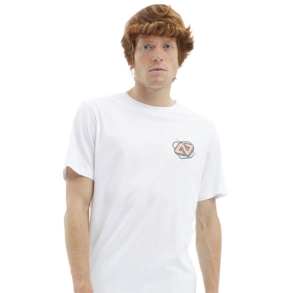 hydroponic pop short sleeve t-shirt blanc l homme
